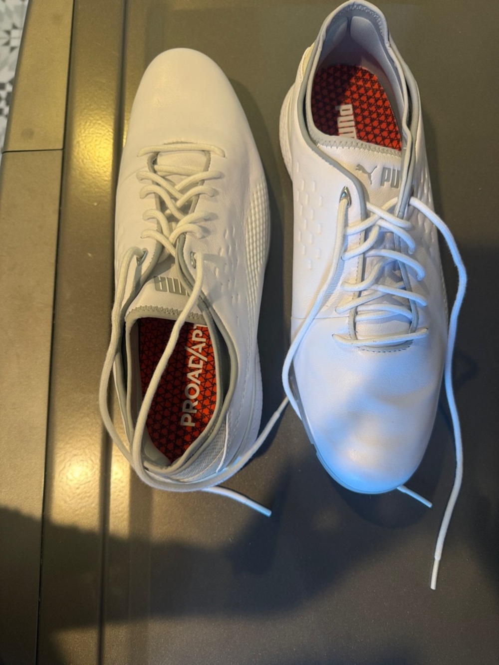 Puma Men’s White Athletic Golf Shoes